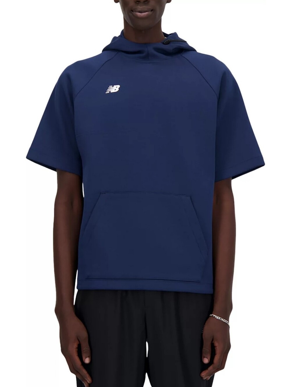 New Balance Men's Athletics BP Fleece Short Sleeve Hoodie